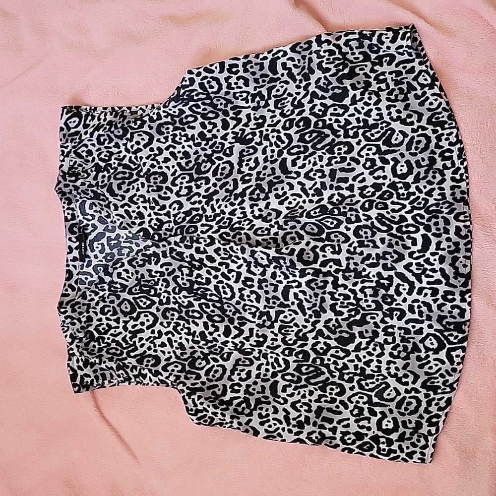 Apt. 9 Leopard Print Sleeveless Blouse XL